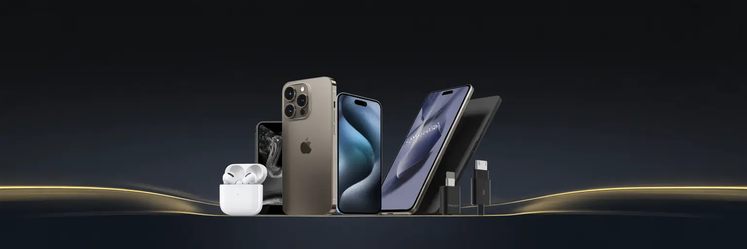 iPhone, Samsung, iPad, AirPods y accesorios tecnológicos premium